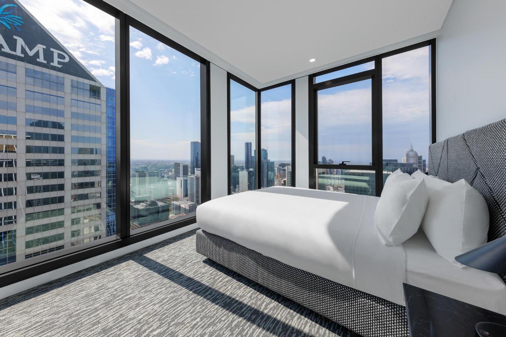 Meriton Suites Melbourne City Exterior foto Bedroom