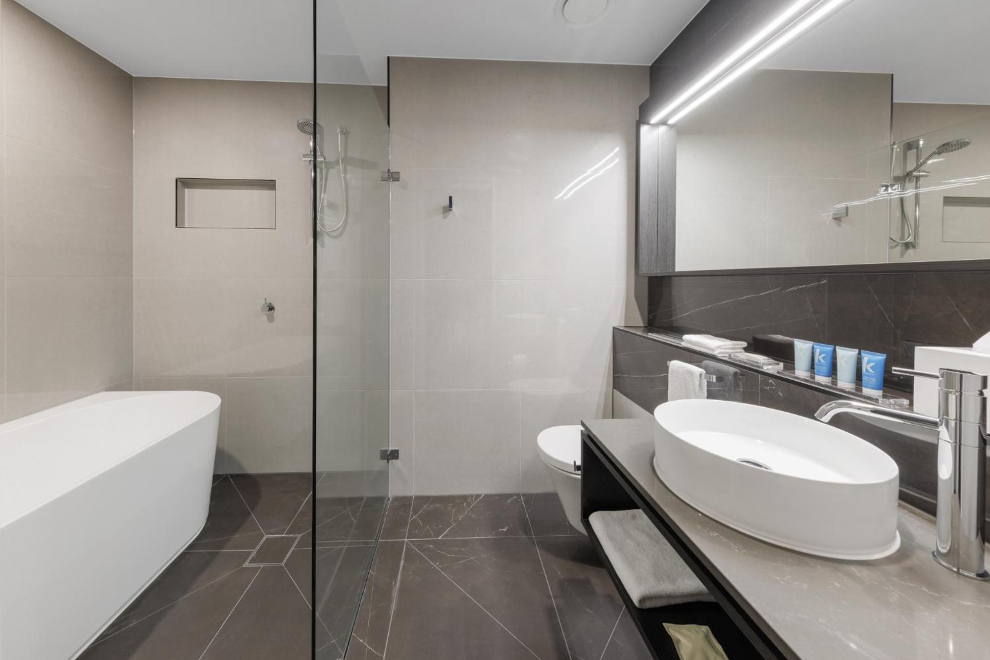 Meriton Suites Melbourne City Exterior foto Bathroom