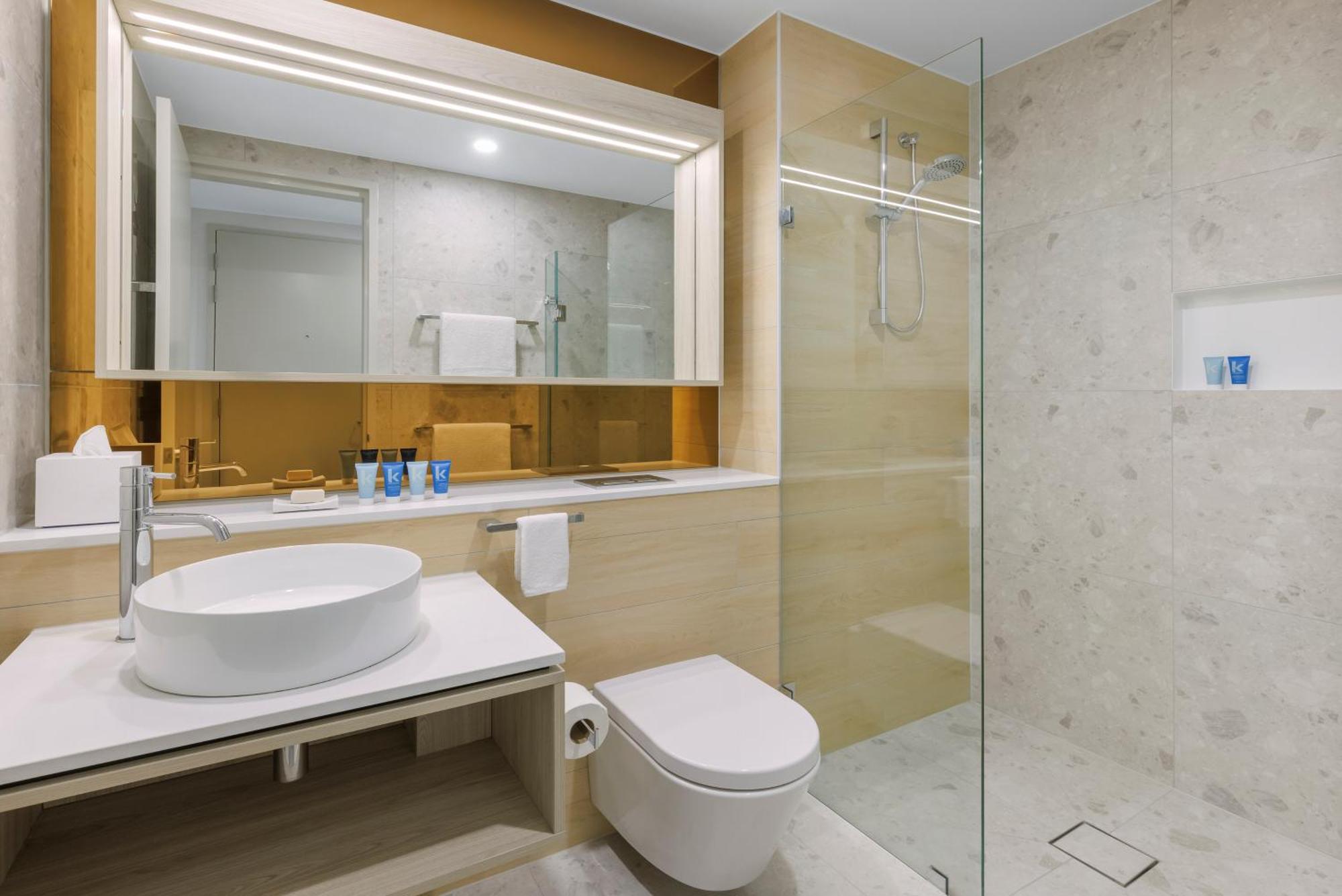 Meriton Suites Melbourne City Exterior foto Bathroom