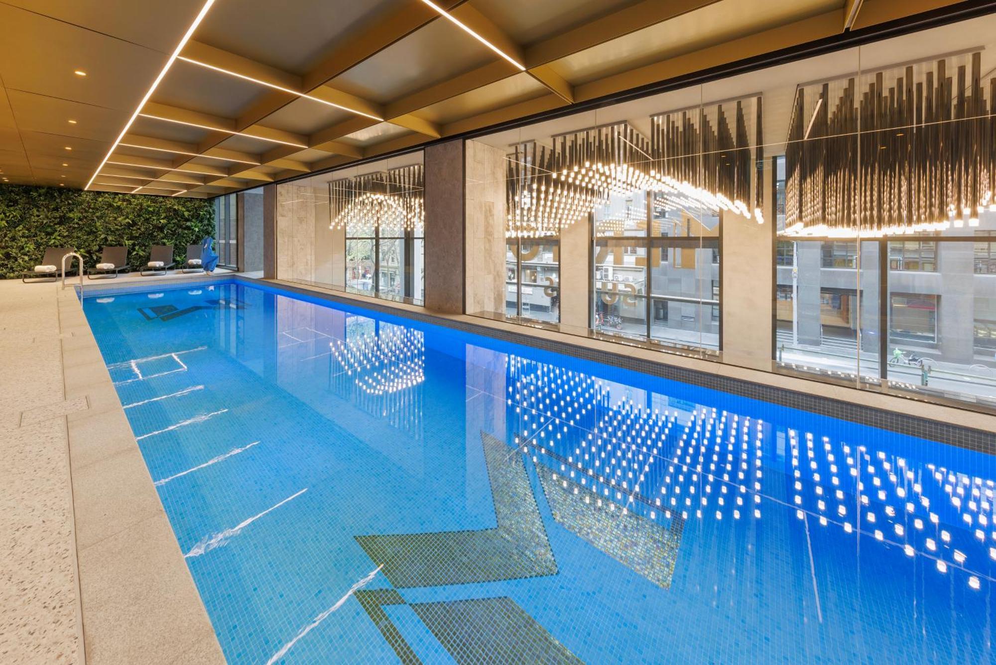Meriton Suites Melbourne City Exterior foto The pool at the 2016 Summer Olympics in Rio de Janeiro