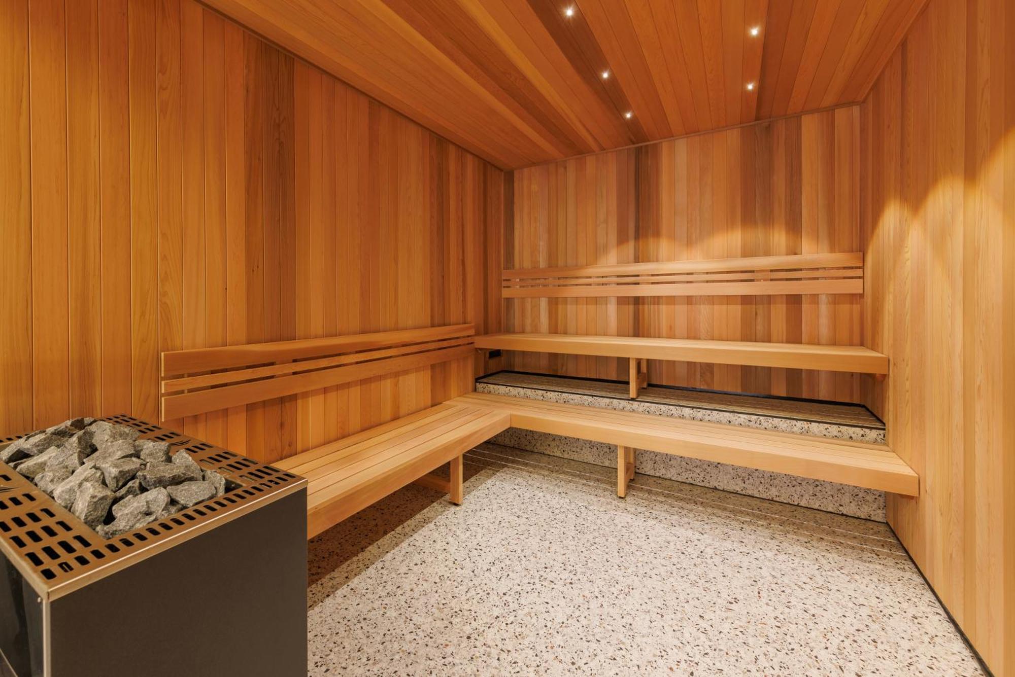 Meriton Suites Melbourne City Exterior foto A modern Finnish sauna